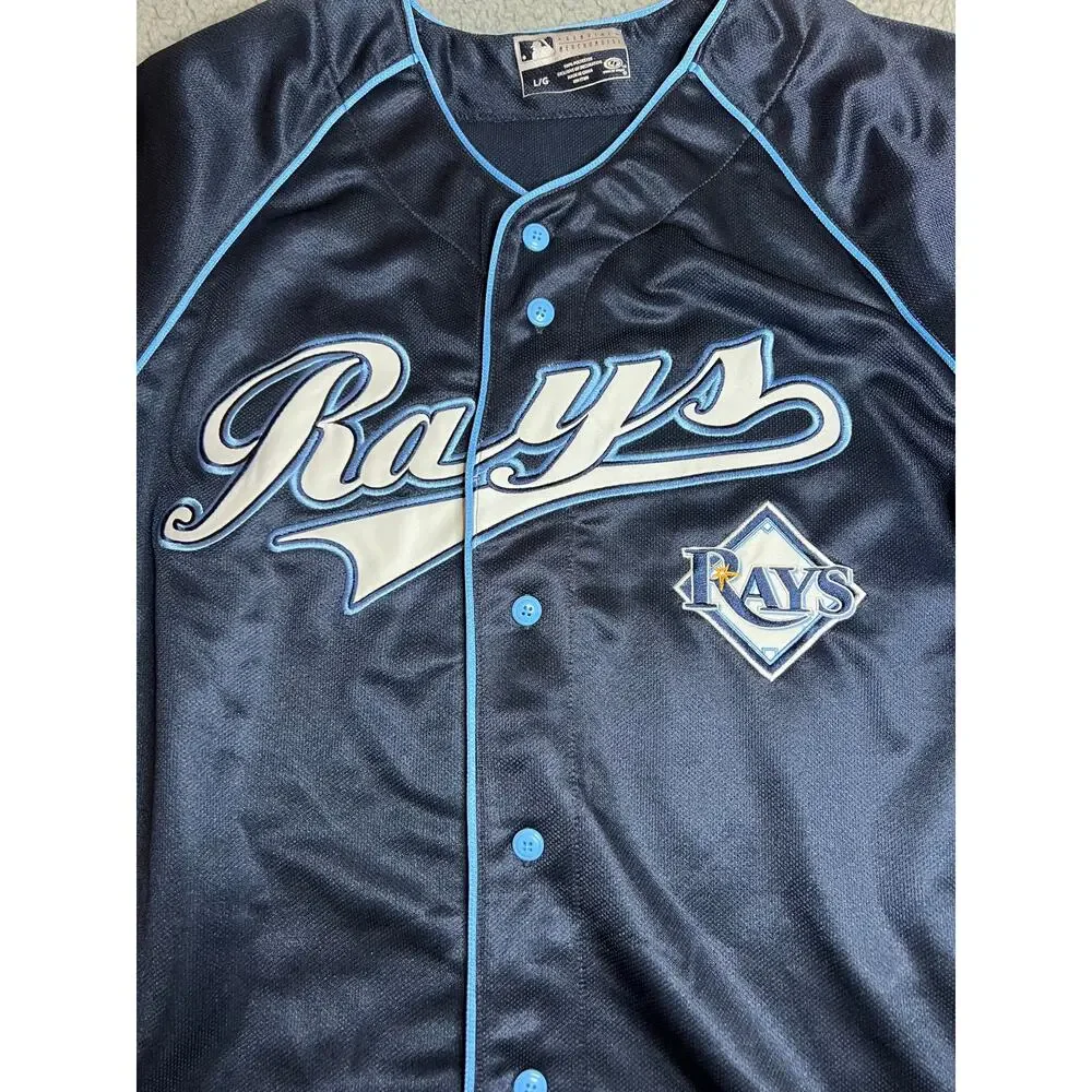 Tampa Bay Rays MLB Baseball Jersey Adult Large (B110364) - Picture 3 of 7